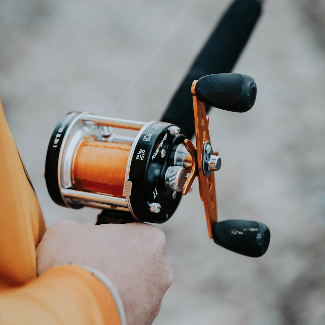 Fishing For Fun Baitcaster Reel I Catfish Pro Fishing For Fun Baitcaster Reel + Power Handle