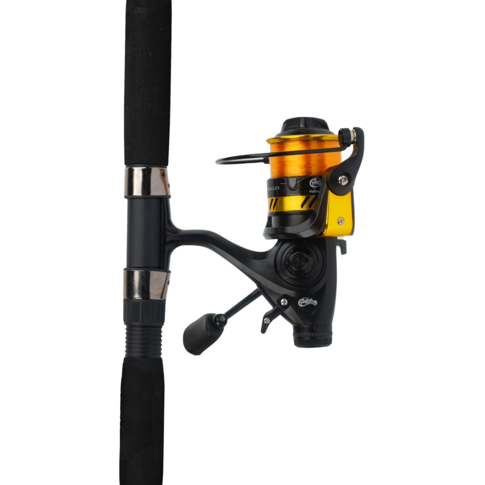 Fishing For Fun Spinning Rod and Reel Combo x 2 - LIMITED FISHING BUNDLE - Catfish Pro