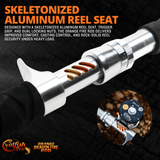 Orange Dragon Fire Casting Glow Rod - Catfish Pro