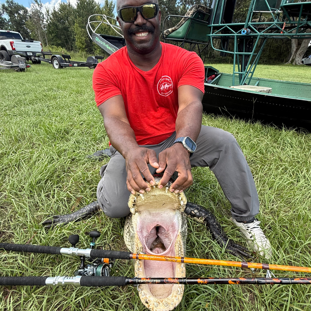 Orange Dragon Fire Spinning Glow Rod - Catfish Pro