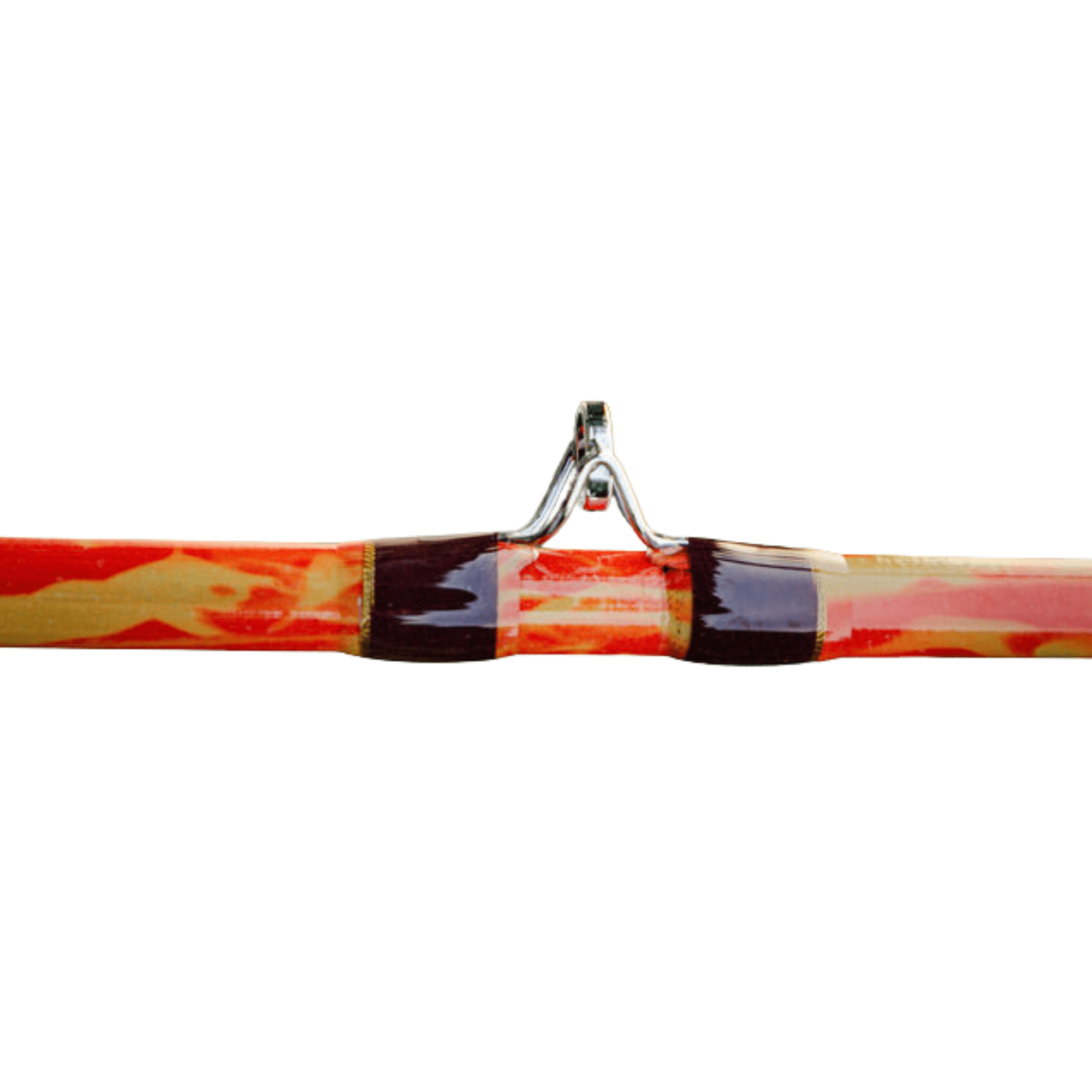 Orange Dragon Fire Spinning Glow Rod - Catfish Pro