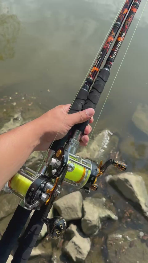 Catfish Pro Dragon Fire Rod and Reel Combo Video