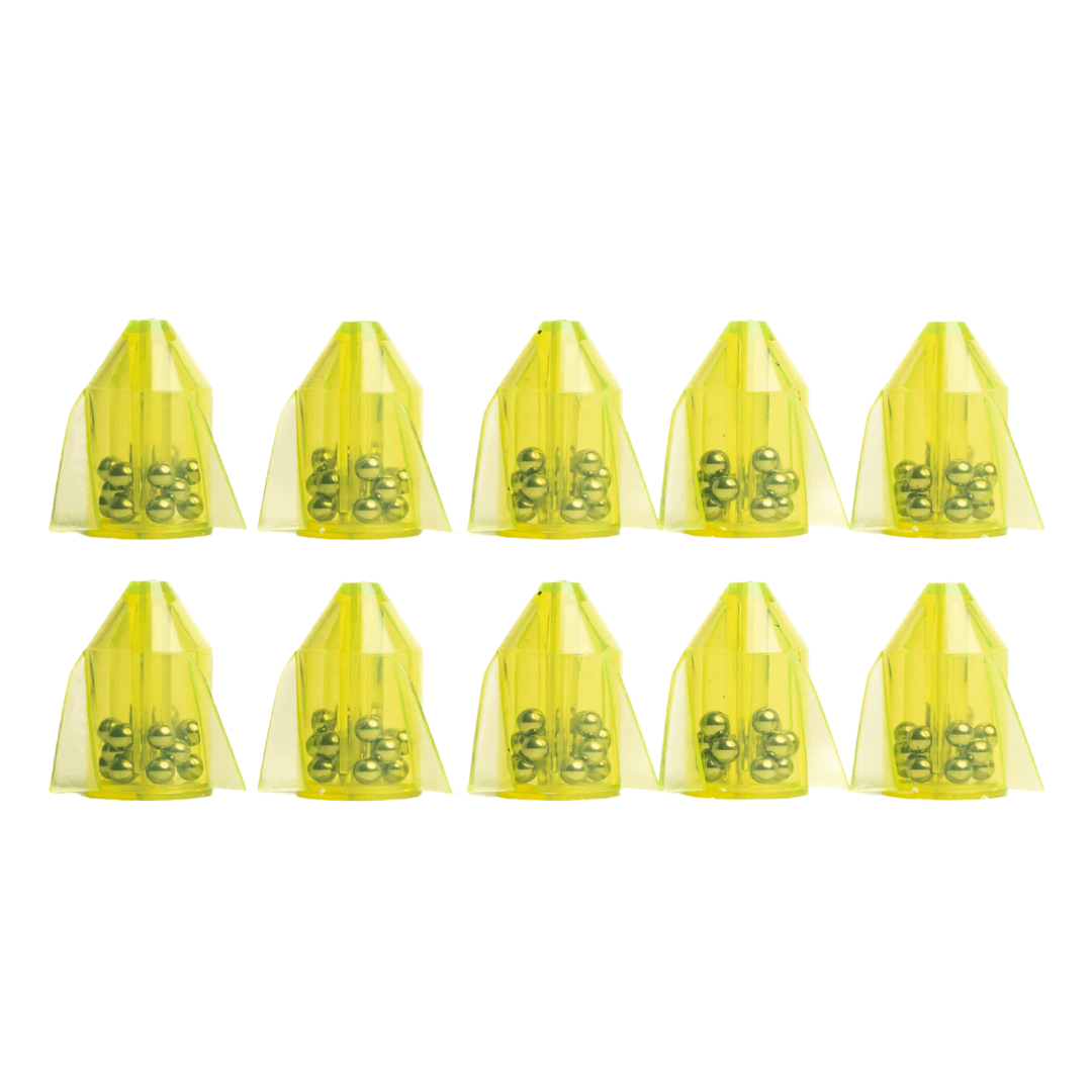 Shockwave Rocket Rattles Pack (Lime) - Catfish Pro