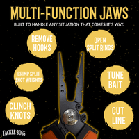 Tackle Boss 3 PCS PREMIUM Outlaw Plier Set - Catfish Pro