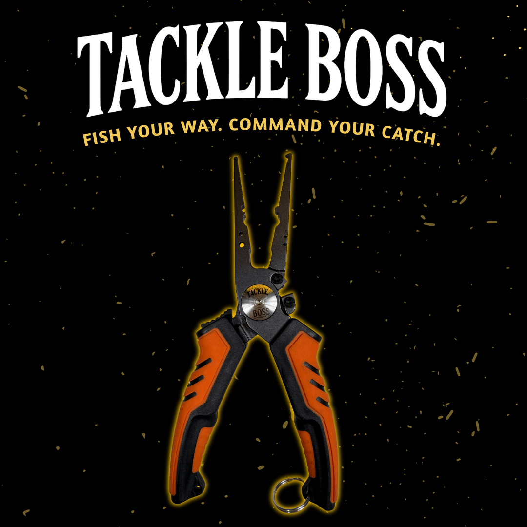 boss fishing tackle accessories Tackle Boss 3 pcs PREMIUM Outlaw Plier Set – Stainless Steel Fishing Pliers