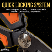 Tackle Boss 3 PCS PREMIUM Outlaw Plier Set - Catfish Pro