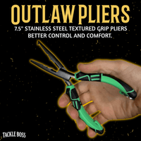 Tackle Boss 4 pcs Outlaw Fishing Plier Set - Catfish Pro