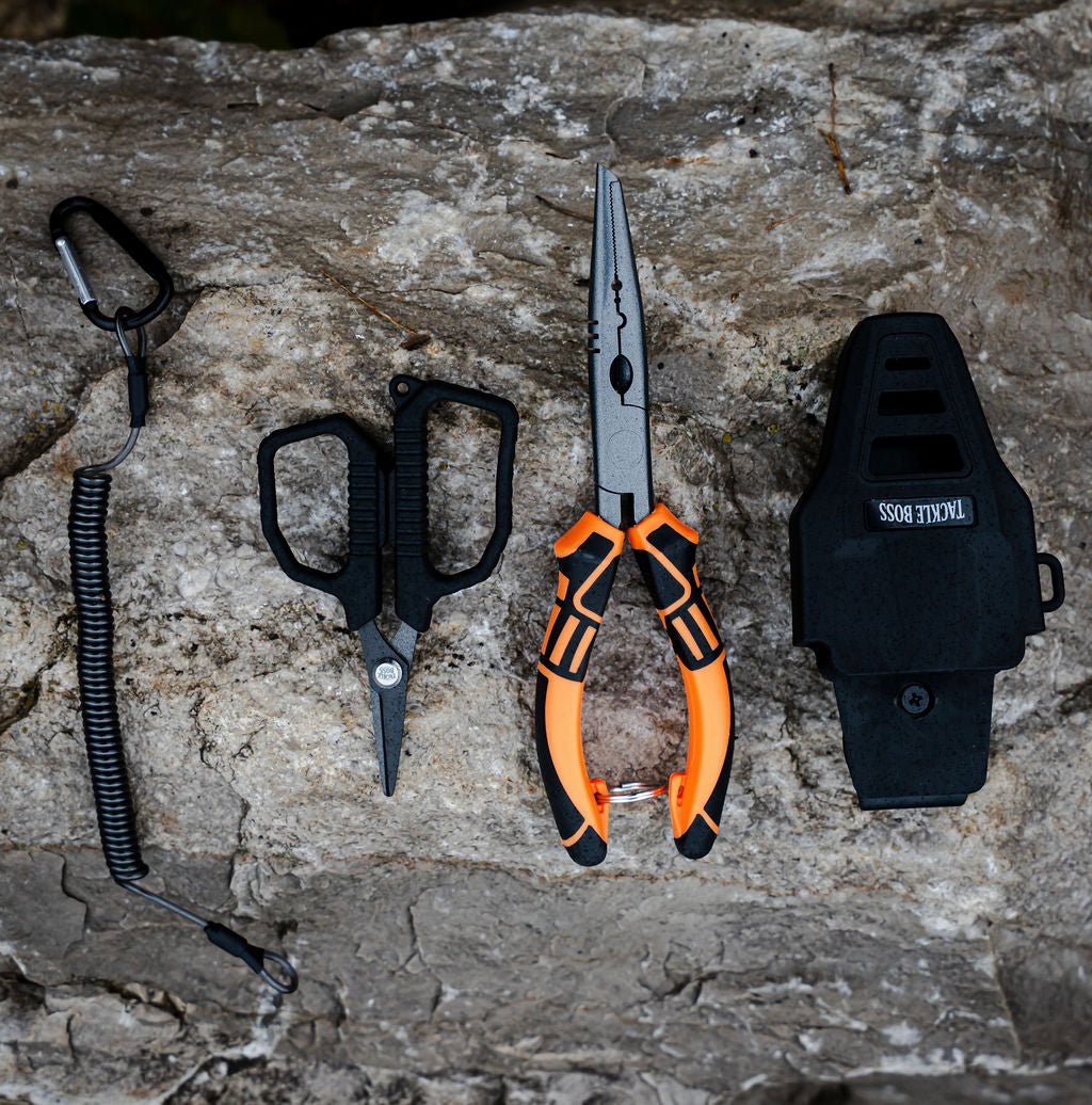 Tackle Boss 4 pcs Outlaw Fishing Plier Set - Catfish Pro