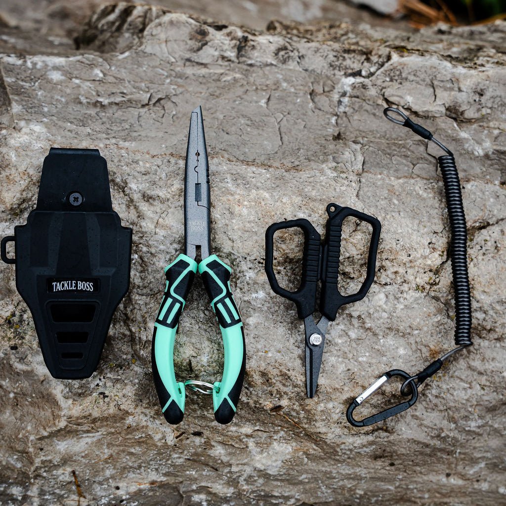 Tackle Boss 4 pcs Outlaw Fishing Plier Set - Catfish Pro