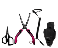 Tackle Boss 4 pcs Outlaw Fishing Plier Set - Catfish Pro