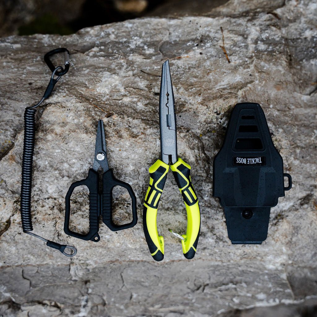 Tackle Boss 4 pcs Outlaw Fishing Plier Set - Catfish Pro