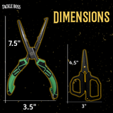 Tackle Boss 4 pcs Outlaw Fishing Plier Set - Catfish Pro