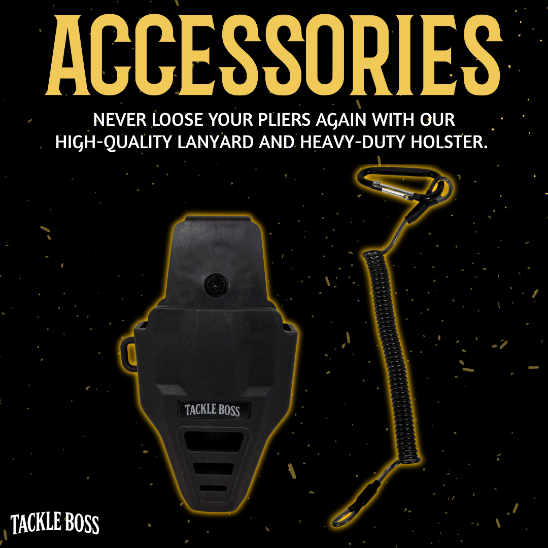 Tackle Boss 4 pcs Outlaw Fishing Plier Set - Catfish Pro