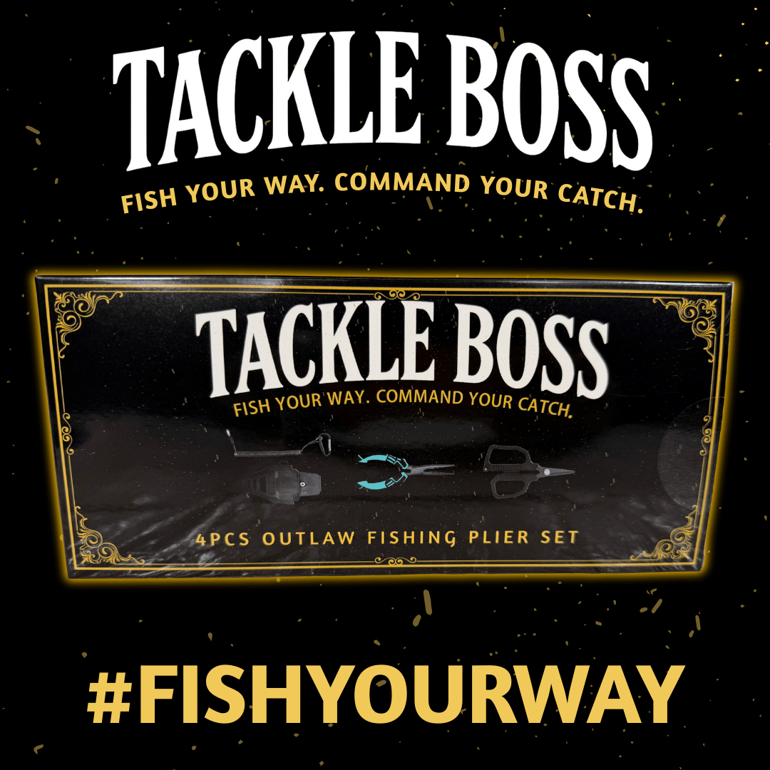 Tackle Boss 4 pcs Outlaw Fishing Plier Set - Catfish Pro