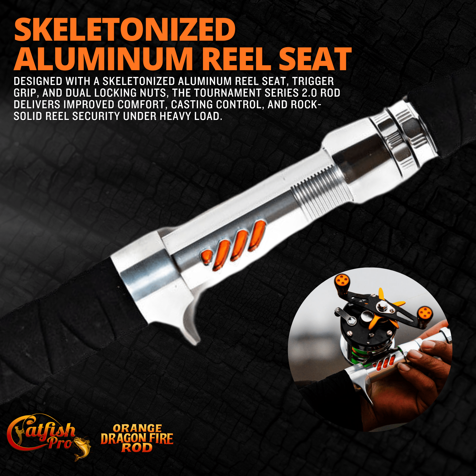 Tournament Series 2.0 Casting Glow Rod - Catfish Pro