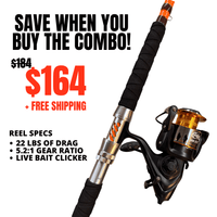 Tournament Series 2.0 Spinning Glow Rod - Catfish Pro