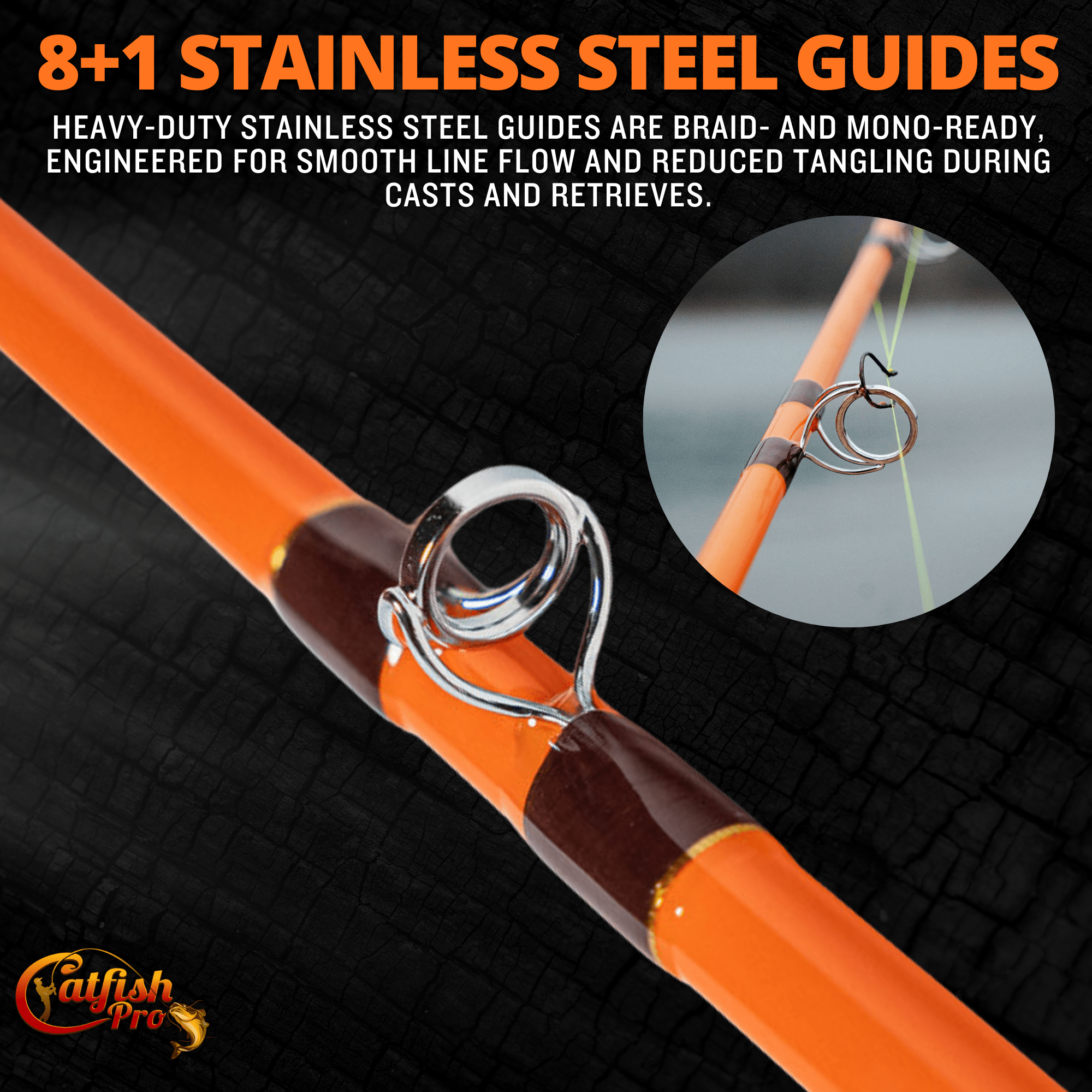600 STS Spinning Rod and Reel Combo I Catfish Pro Heavy