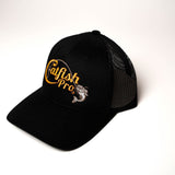 Tournament Series Black/Orange Snapback Hat - Catfish Pro