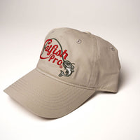 Tournament Series Cream Dad Hat - Catfish Pro