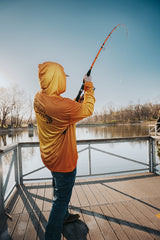 Tournament Series Orange Spinning Rod - Catfish Pro