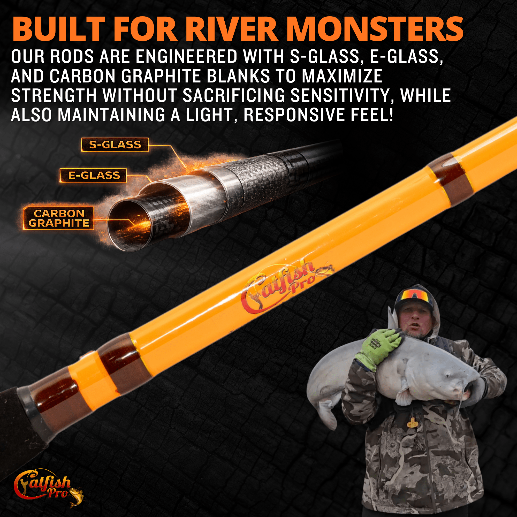 Tournament Series Spinning Rod I Catfish Pro Heavy